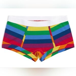 TomboyX Boy Shorts - Rainbow Pride Stripes